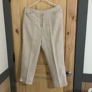 Jones of New York Signature Linen Capris Size 10